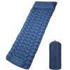 KAISHI Sleeping Pad Camping Mat, Ultralight Camping Pads for Backpacking Gear - with Build-in Inflatable Pump - Upgrade Thickness view 1