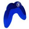 Battle Sports Ultra-Slim Grillz Football Mouthguard - Maximum Protection and Breathability, Low-Profile Mouthpiece Design Provides A Safe and Comfortable Fit - Chrome Blue