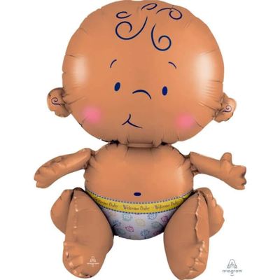 amscan Anagram CI: A75 Celebrate Sitting Baby Foil Multi-Balloon