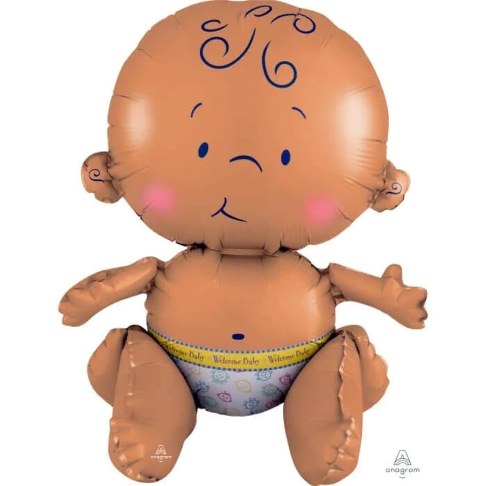 amscan Anagram CI: A75 Celebrate Sitting Baby Foil Multi-Balloon