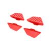 ToughAsNails Red Replacement Ear Socks and Nose Pads Rubber Kits for Oakley Mercenary Asian Fit (AF) OO9424F Sunglasses view 3