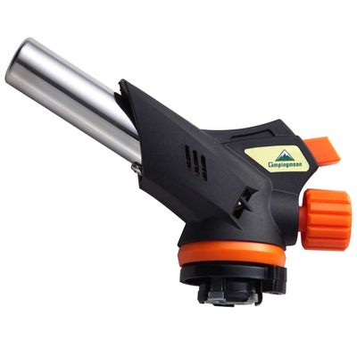 CAMPINGMOON Flame Adjustable Cooking Torch (Butane Gas Fuel Not Included) for Camping BBQ Barbecue MT-2915-BK