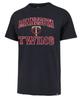 47 MLB Men's Union Arch Franklin Team Color Primary Logo Word Mark Short Sleeve T-Shirt - Minnesota Twins Navy Medium view 1