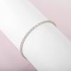 PAVOI 14K White Gold Plated CZ Tennis Bracelet For Women | Classic Emerald Cut Simulated Diamond Bracelet | 6.5 Inches view 3