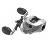 Quantum Throttle Baitcast Fishing Reel, Size 100 Reel, Right-Hand Retrieve, Lightweight Graphite Frame and Side Covers, Continuous Anti-Reverse Clutch, 7.3:1 Gear Ratio, Silver/Black view 1