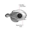 Quantum Throttle Baitcast Fishing Reel, Size 100 Reel, Right-Hand Retrieve, Lightweight Graphite Frame and Side Covers, Continuous Anti-Reverse Clutch, 7.3:1 Gear Ratio, Silver/Black view 4