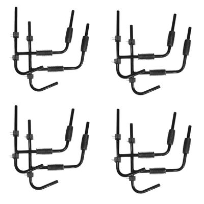 TC-HOME 4 Pairs Kayak Storage Rack Wall Mounted Kayak Rack Folding Holder Kayak Ladder Garage Indoor Outdoor