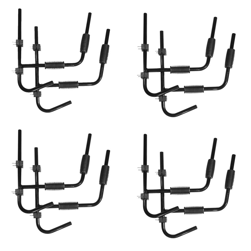 TC-HOME 4 Pairs Kayak Storage Rack Wall Mounted Kayak Rack Folding Holder Kayak Ladder Garage Indoor Outdoor