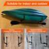 TC-HOME 4 Pairs Kayak Storage Rack Wall Mounted Kayak Rack Folding Holder Kayak Ladder Garage Indoor Outdoor view 2