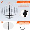 TC-HOME 4 Pairs Kayak Storage Rack Wall Mounted Kayak Rack Folding Holder Kayak Ladder Garage Indoor Outdoor view 4