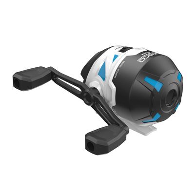 Zebco Roam Spincast Fishing Reel, Size 30 Reel, Right or Left-Hand Retrieve, Pre-Spooled with 10-Pound Zebco Fishing Line, Blue