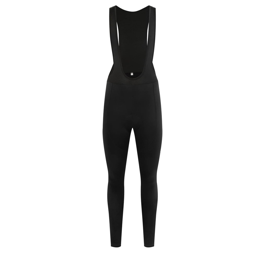 Coconut Ropamo CR Men's Cycling Bib Tights 4D Padded Compression Bike Bib Pants Leggings Riding Bike Bib Tights (2XL, Black)