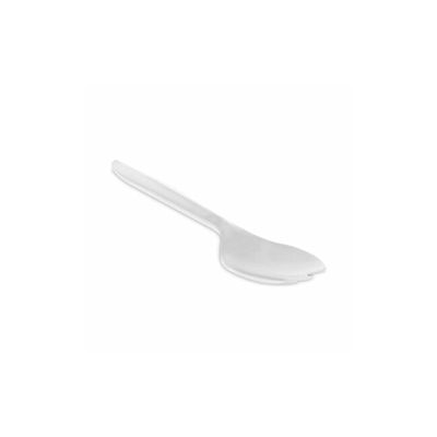 Pactiv Evergreen Fieldware Cutlery, Spork, Mediumweight, White, 1,000/Carton