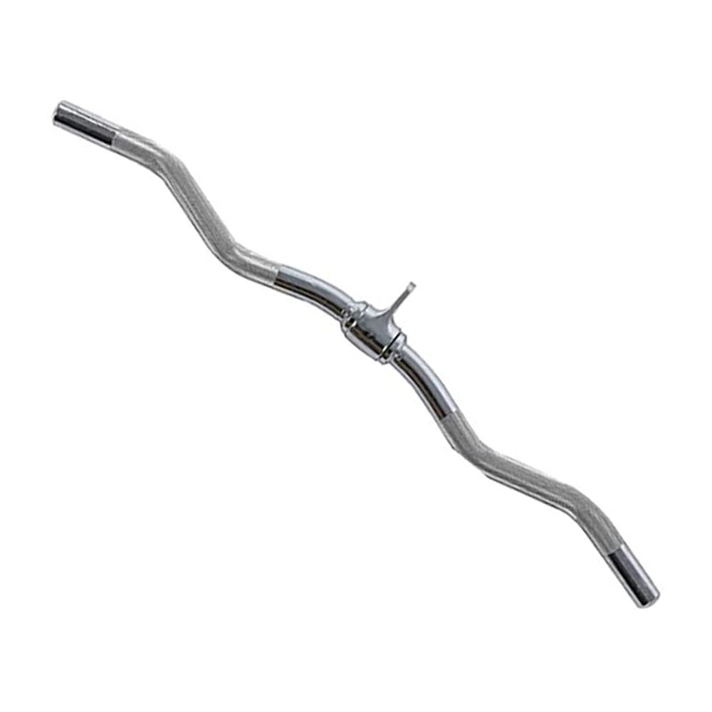 LKP Cable Machine Attachment LAT Pull Down Bar Revolving Curl Bar Tricep Bicep Push Down Bar Fitness Non-Slip Handle Gym Equipment Accessories