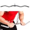 LKP Cable Machine Attachment LAT Pull Down Bar Revolving Curl Bar Tricep Bicep Push Down Bar Fitness Non-Slip Handle Gym Equipment Accessories view 4