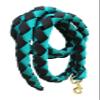 CHALLENGER Nylon Horse Neoprene Padded Nylon Adjustable Halter Brass Hardware 606173TL view 2