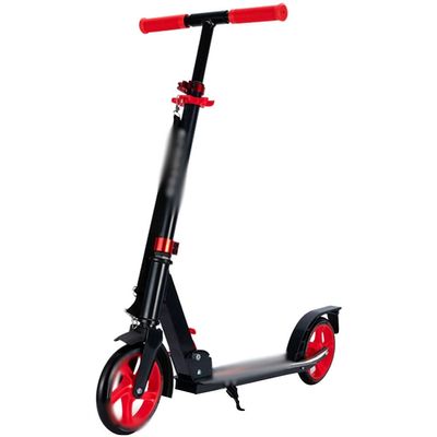 Scooters Kick Scooter Folding Commuting Scooter Adult Portable Kick Scooter, Height Adjustable Scooter, Park Fitness Trick Scooters (Color : Black, Size : 91 * 38 * 78-100cm)