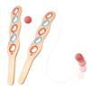 ArtCreativity Wooden Flip Paddle Game, Set of 2 Wood Outdoor Toys, 12.33 in view 1