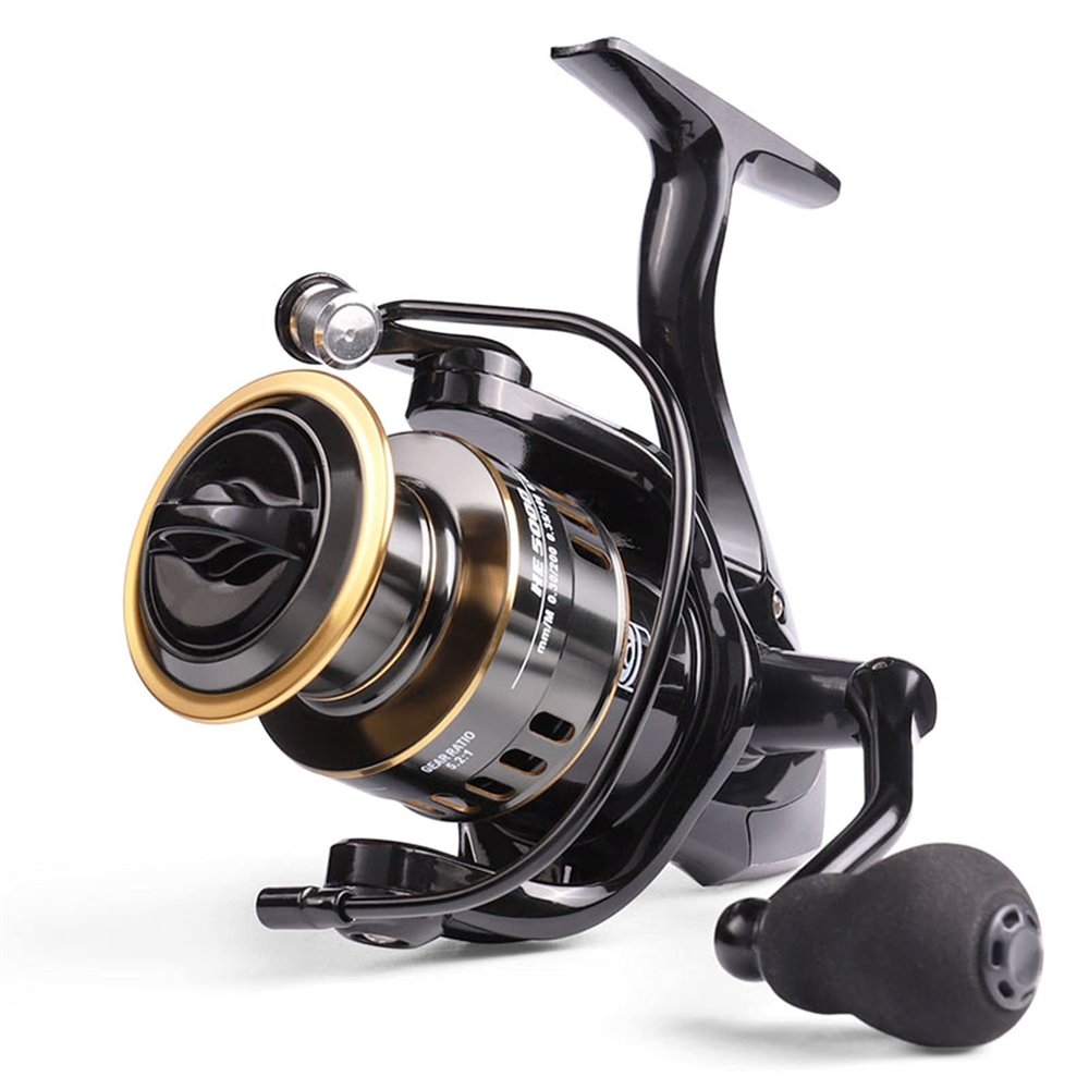 HNGM Fishing reel Fishing reel HB500-7000 full metal spool spinning wheel spool 8KG largest trolling reel fishing reel salt water reel (Color : HE, Spool Capacity : 2000 Series)