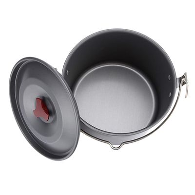 BESPORTBLE Outdoor Camping Kettle 4l Aluminum Saucepan Lightweight Non-Stick Pot for Camping for Hiking Backpacking and Picnics