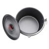 BESPORTBLE Outdoor Camping Kettle 4l Aluminum Saucepan Lightweight Non-Stick Pot for Camping for Hiking Backpacking and Picnics view 1