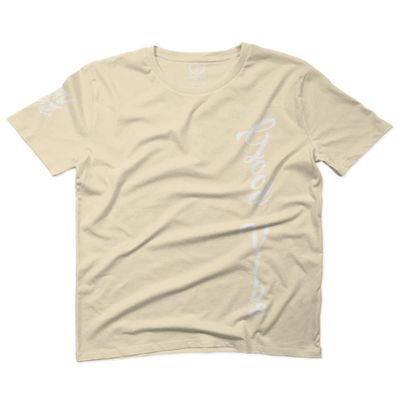 0190. Good Vibe Bones Hand Shaka Graphic dope Streetwear Style for Men T Shirt (Beige 2X-Large)