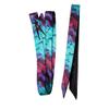 2 pc Tie Dye Color Nylon Cinch Strap-off Billet Saddle Set view 2