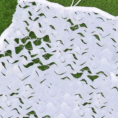 LGLFDJ Camo Netting with Mesh Backing, White Camouflage Netting Snowland Cover with Mesh Oxford Cloth for Camping Sunshade Garden Courtyard Kids Hide Party Game Camo Shade Netting Camo Net