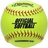 Diamond Sports Official Fastpitch 12YSC Softballs with Yellow Bucket - 18 Ball Pack and Rods Insulated Can Sleeve view 2