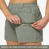 Willit Women's Shorts Hiking Cargo Golf Shorts Outdoor Summer Stretch Shorts with Pockets Water Resistant Sage Green S view 3