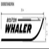Imagnt Studio Set of 2 Boston Whaler Decals for Boat Hull, Marine Grade Restoration Sticker kit (Red, 28 inches) view 3