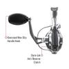 Zebco Quantum Throttle Spinning Fishing Reel, 10 + 1 Ball Bearings with a Smooth and Powerful 5.2:1 Gear Ratio, Ultra-Smooth Carbon Fiber Drag System, Dura-Lok Anti-Reverse Clutch, and MaxCast II Spool, 10, Silver view 4