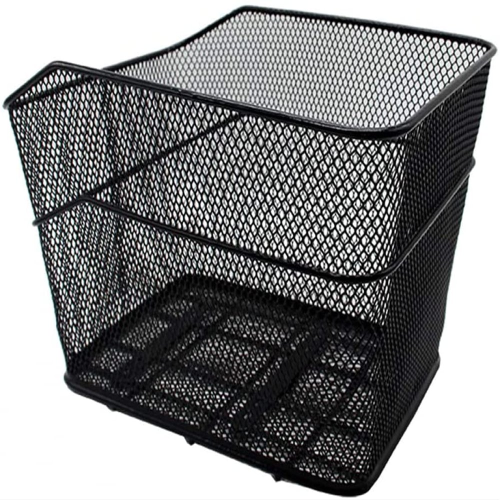 Bicycle Pushpit, Metal Wire Bicycle Roof Rack - Iron Mesh Weaving Strong Sturdy Quick Installation Lightweight - for Bikes with Shelves, Black