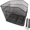 Bicycle Pushpit, Metal Wire Bicycle Roof Rack - Iron Mesh Weaving Strong Sturdy Quick Installation Lightweight - for Bikes with Shelves, Black view 3