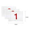 KINGTOP Numbered Golf Flag with Tube Inserted, All 8" L x 6", Putting Green Flags for Yard, 420D Nylon Mini Pin Flags, 1-6 view 3