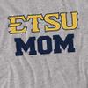 East Tennessee State University Official Mom Unisex Adult T-Shirt, Athletic Heather, 4X-Large view 2