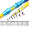 1.8m-3.0m Telescopic Fishing Rod, Ultra-Light Carbon Spinning Rod, Lure Bait Rod, Trout Rod for Seawater Freshwater Fishing Tackle ZYHYD (Size : 1.8m) view 2
