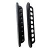LANTE LIFE Wood Billiard Cue Rack - Wall Mounted Pool Stick Holder for Bars, Clubs & Players (Black, 8 Cues) view 1