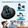 Bicycle Seat Cushion, HUIOK Wide Gel Exercise Bike Seat Cushion for Women Men Comfort,Fits Spin,Stationary and Cruiser Bikes,Indoor Outdoor Cycling,Water Dust Resistant Cover Included view 4