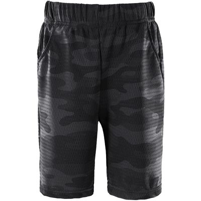 KISBINI Boys Athletic Shorts with Pockets Sport Active Camo Shorts Grey 6