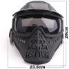 NanYan Airsoft Full Face Mask-Tactical Mask CS Survival Game Paintball Role Playing Movie Props Scary Skull Mask,X-Large view 3