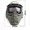 Airsoft Full Face Mask-Tactical Mask CS Survival Game Paintball Role Playing Movie Props Scary Skull Mask view 3