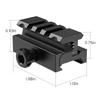 Feyachi TRM10 Adjustable Height Picatinny Rail Riser Mount, 3 Slots Optic Riser Mount for Red Dot Sight view 4