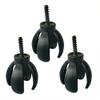 Pirhosigma 3 PCs Golf Ball Retriever Grabber Four-Prong Pick Up Back Saver Claw Put On Putter view 1