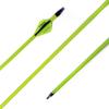 ACCMOS 24 Inch Arrow 500 Spine Arrow Target Practice Arrow Hunting Arrow Carbon Arrows Compound Bow Recurve Bow Adult Youth Archery Indoor Outdoor Shooting Field Tip 12pc Yellow view 3