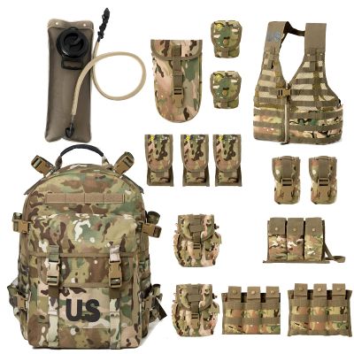 Military Molle II Rifleman Tactical Rucksack Assault Pack,FLC Combat Vest