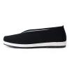 AUTOS Chinese Traditional Old Beijing Shoes Martial Art Kung Fu Tai Chi Rubber Sole Shoes Black,5 view 2