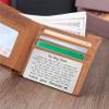 Inspirational Gifts for Son, To My Son from Dad Wallet Card for Birthday Graduation Fathers Day view 4