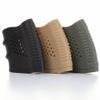 Fidragon Tactical Rubber Grips Glove Sleeve Slip-On Ventilated Grip Grips for Glock and Oher Pistol 3 Pcs Black Khaki and Green (3pcs Color) view 1