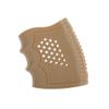 Fidragon Tactical Rubber Grips Glove Sleeve Slip-On Ventilated Grip Grips for Glock and Oher Pistol 3 Pcs Black Khaki and Green (3pcs Color) view 3